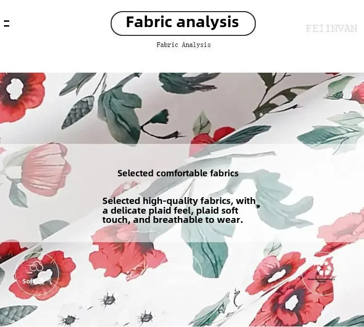 Summer New Long Floral Print Dress Big Hemline Slimming Fashionable Umbrella Skirt Style Sleeveless Women's Dress