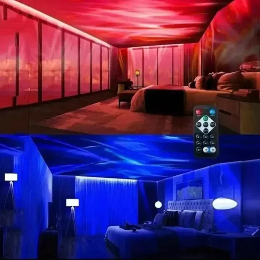 LED Stage Disco Light Rotating DJ Ball Strobe Remote Sound Control Magic Dance Car RGB Christmas Gift Party Club Laser Show Lamp