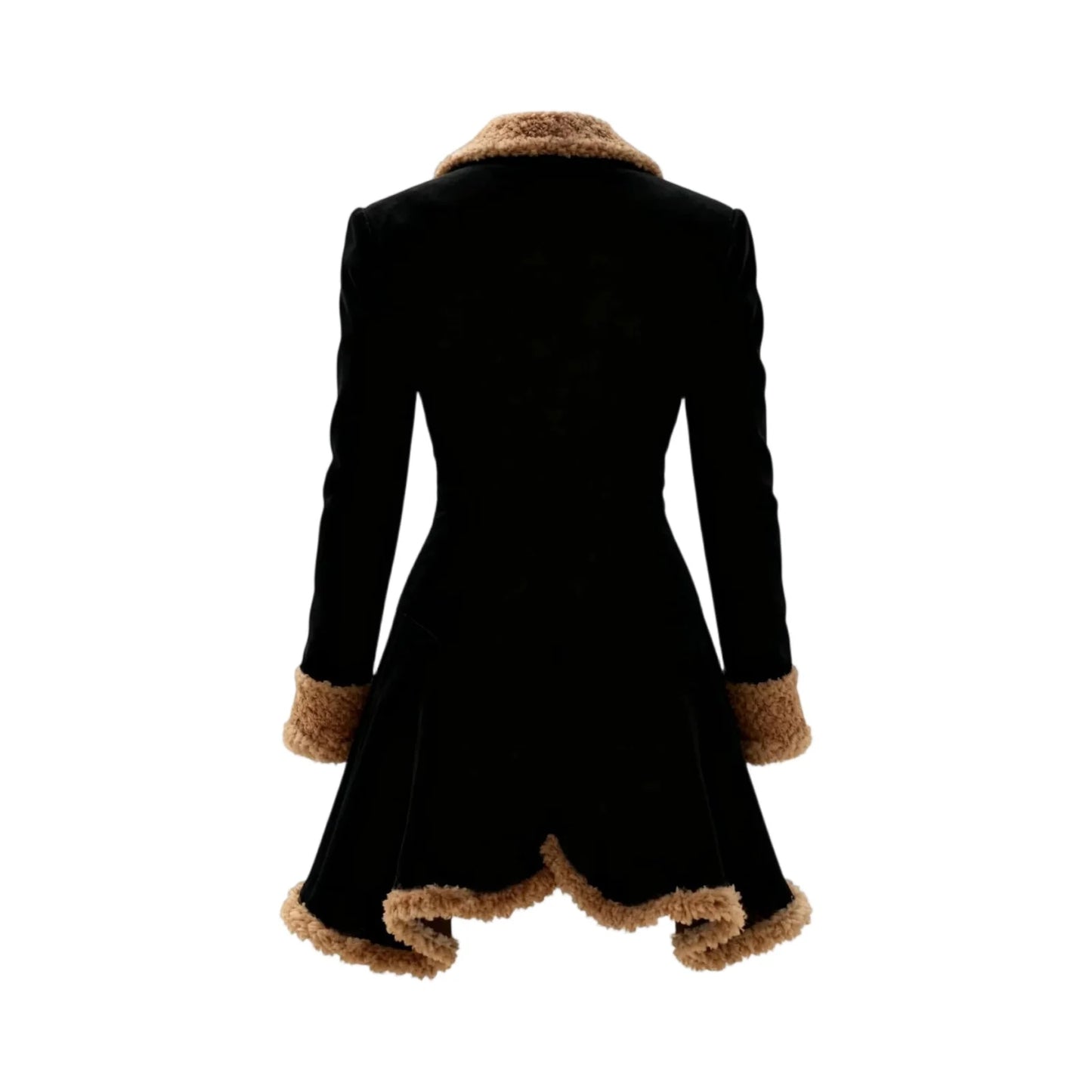 Women'S Denim Western Retro Windbreaker Plush Fashionable Warm And Plush Jacket Winter Outdoor Warm Coat Women'S Coat