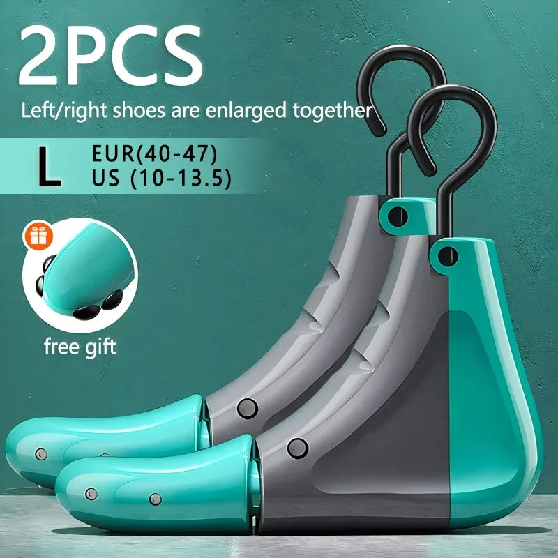 Repacego 1/2Pcs Shoe Stretcher Shoe Trees Universal Unisex Women Men Adjustable Length Width high top Expander Extender Keeper