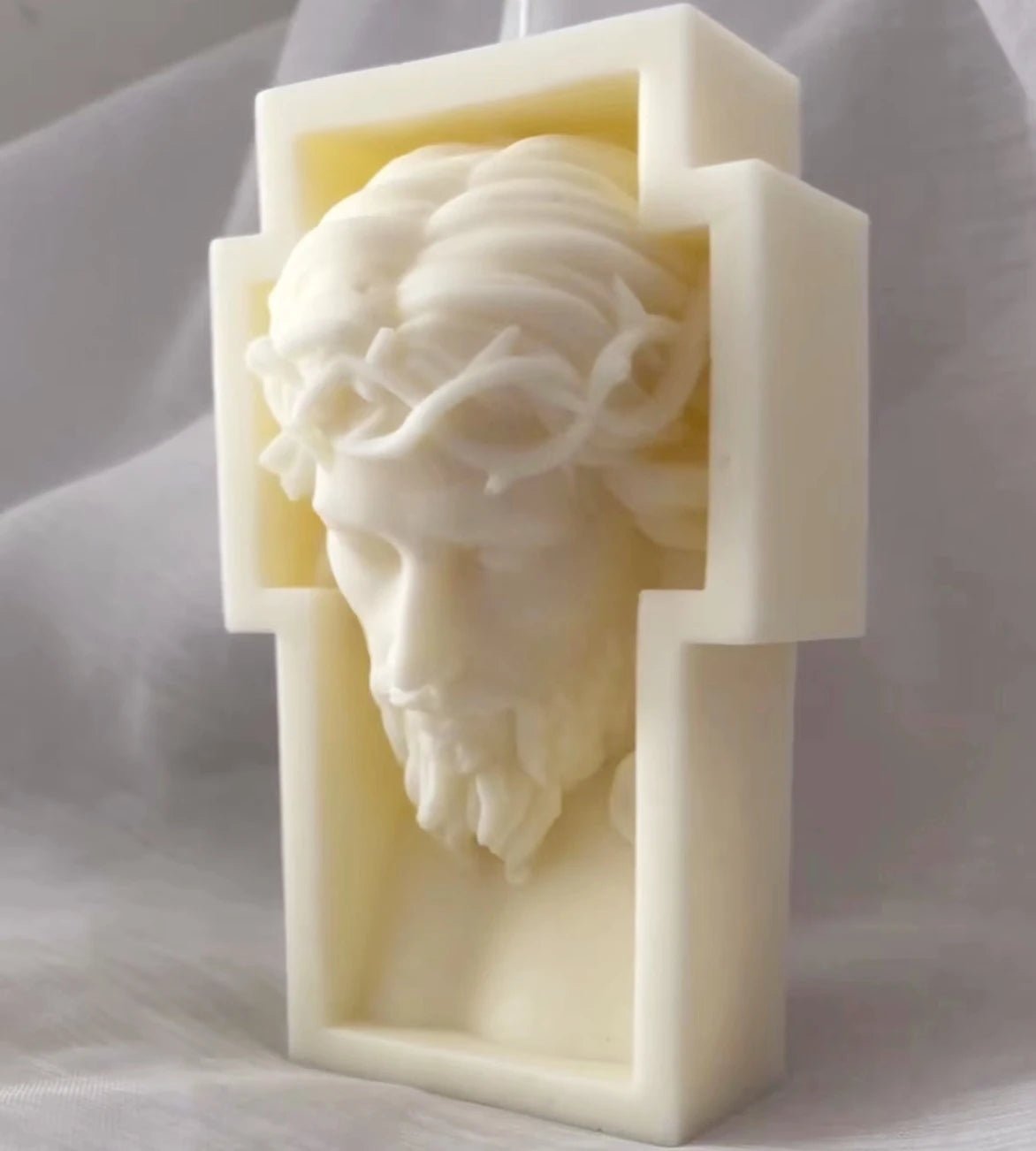 2D/3D Jesus Cross Statue Silicone Mold Jesus Kobe Candle Silicone Mold Candle Mould Greek Mythology resin mold  gypsum mould