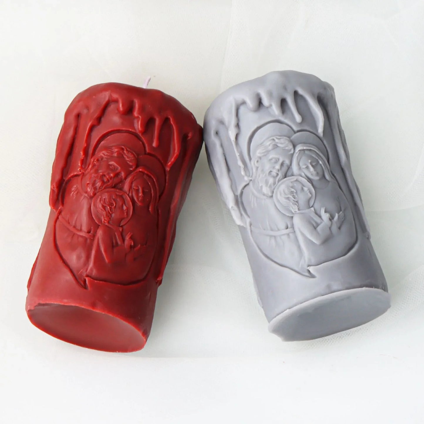 2D/3D Jesus Cross Statue Silicone Mold Jesus Kobe Candle Silicone Mold Candle Mould Greek Mythology resin mold  gypsum mould