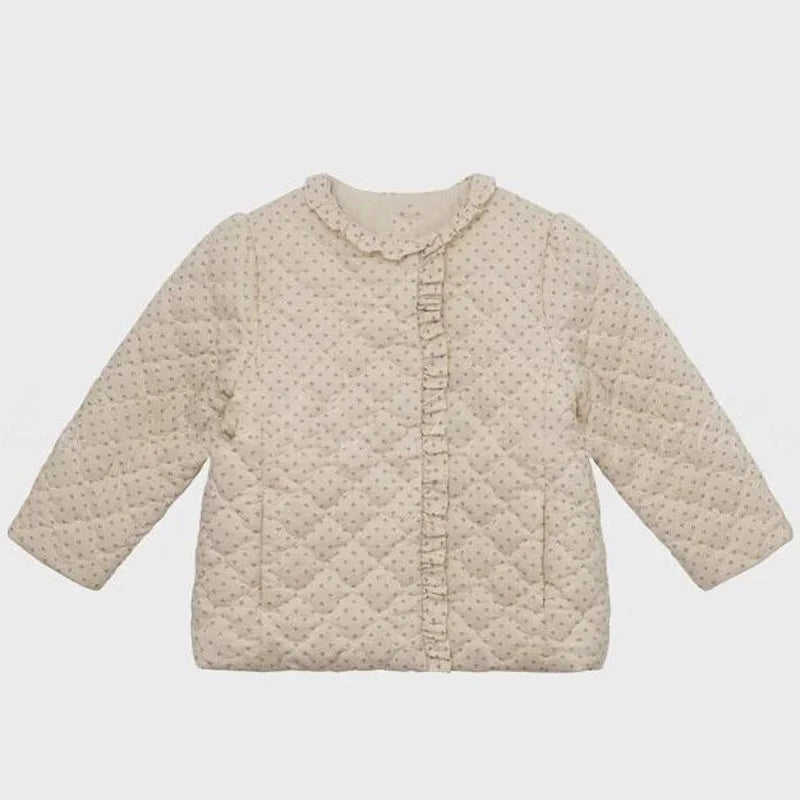 2025 Lou Autumn Girls Blouse and Skirts Set Vintage Kids Sweaters Knitted Cardigan Casual Pant Winter Warm Outwear Coats Suit