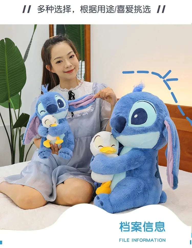 2025 30CM Kawaii Stitched Anime Dolls Cute Cartoon Sofa Pillow Appease Toy Fashion Bedroom Decoration Christmas Gift For Friends