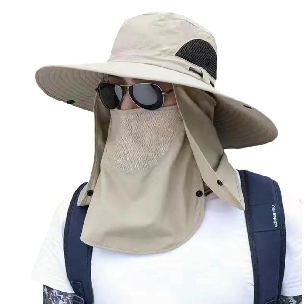 Bucket Hats Sun Hat Sun Protection Spring Summer Waterproof Boonie Hat for Men Fishing Hiking Garden Safari Beach