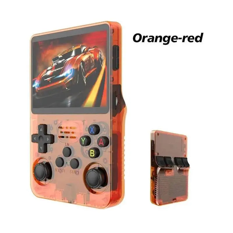 R36S Portable Handheld Game Controller with 3.5" HD Screen, Rechargeable Battery - Perfect Christmas Gift for Gamers