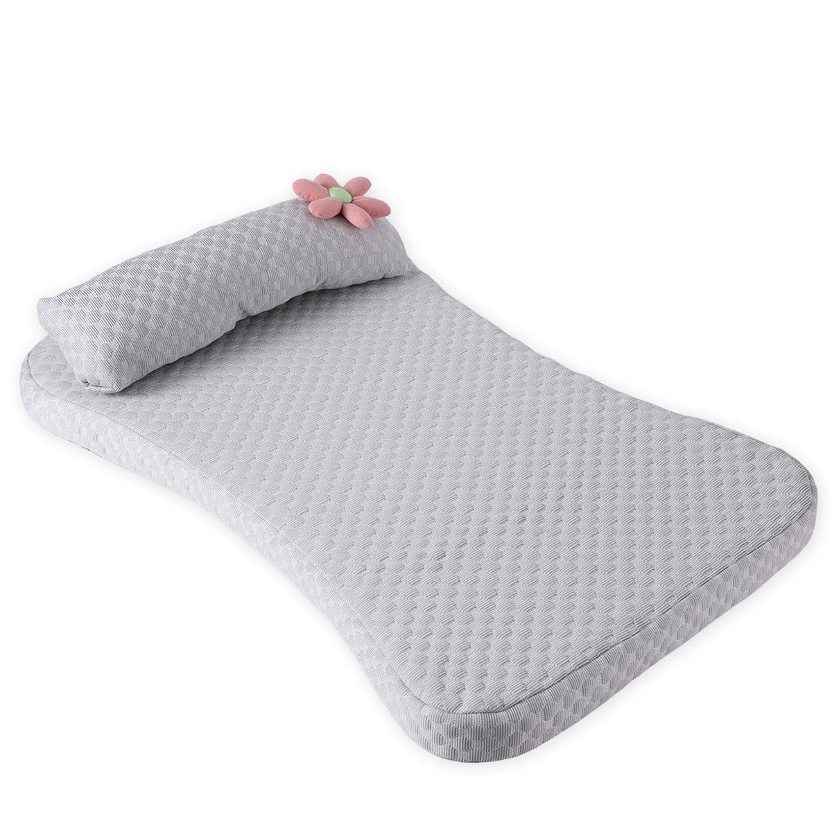 Summer Cooling Dog Bed for Large Dog Cushion Ice Silk Fabric Cat Bed Flower Pet Pillow Detachable Dog Mattress Pink Cute Pet Bed