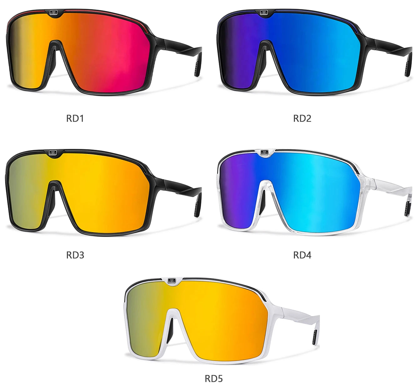 Large Frame Fishing SunGlasses for Men Women Outdoor Sports Windproof Cycling Camping Hiking Driving  Eyewear UV400