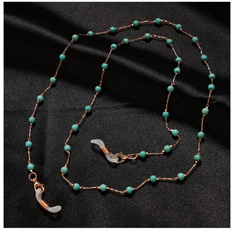 Fashion  Sunglasses Chains for Women Metal Charms Eyeglasses Lanyard Necklace Glasses Holder Strap Cord Eyewear Retainer