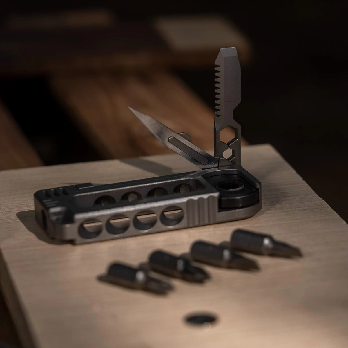 EDC Titanium Alloy Mini Adjustable Spanner Wrench Handle Multi-tool profession Portable Rrepair Tools For Outdoor Tools