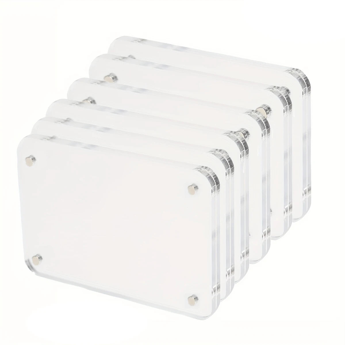 Acrylic Refrigerator Magnetic Frame, Clear Reversible Refrigerator Magnet Photo Frame, Display Frame, For Fujifilm