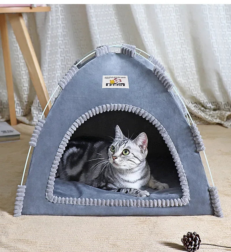 Pet Cat Tent Cave Hut Cat Sleep House For Kitten Puppy Playpen Cage Basket Cat Nesk Kennel Small Dog House Bed Chihuahua