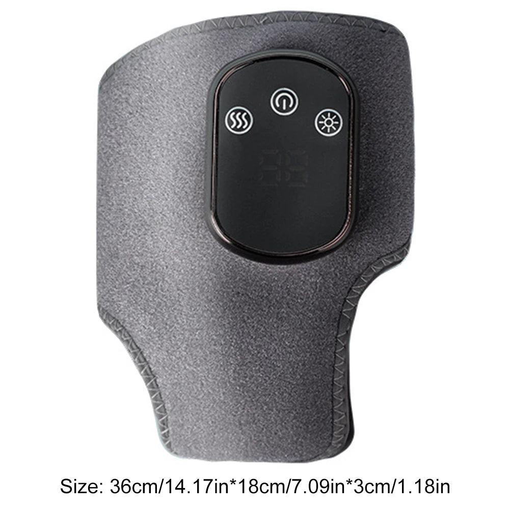 Cordless Heated Ankle Wrap Foot Massager with 3 Vibration Mode 5 Heat Level Foot Revive Massager for Achilles Tendinitis