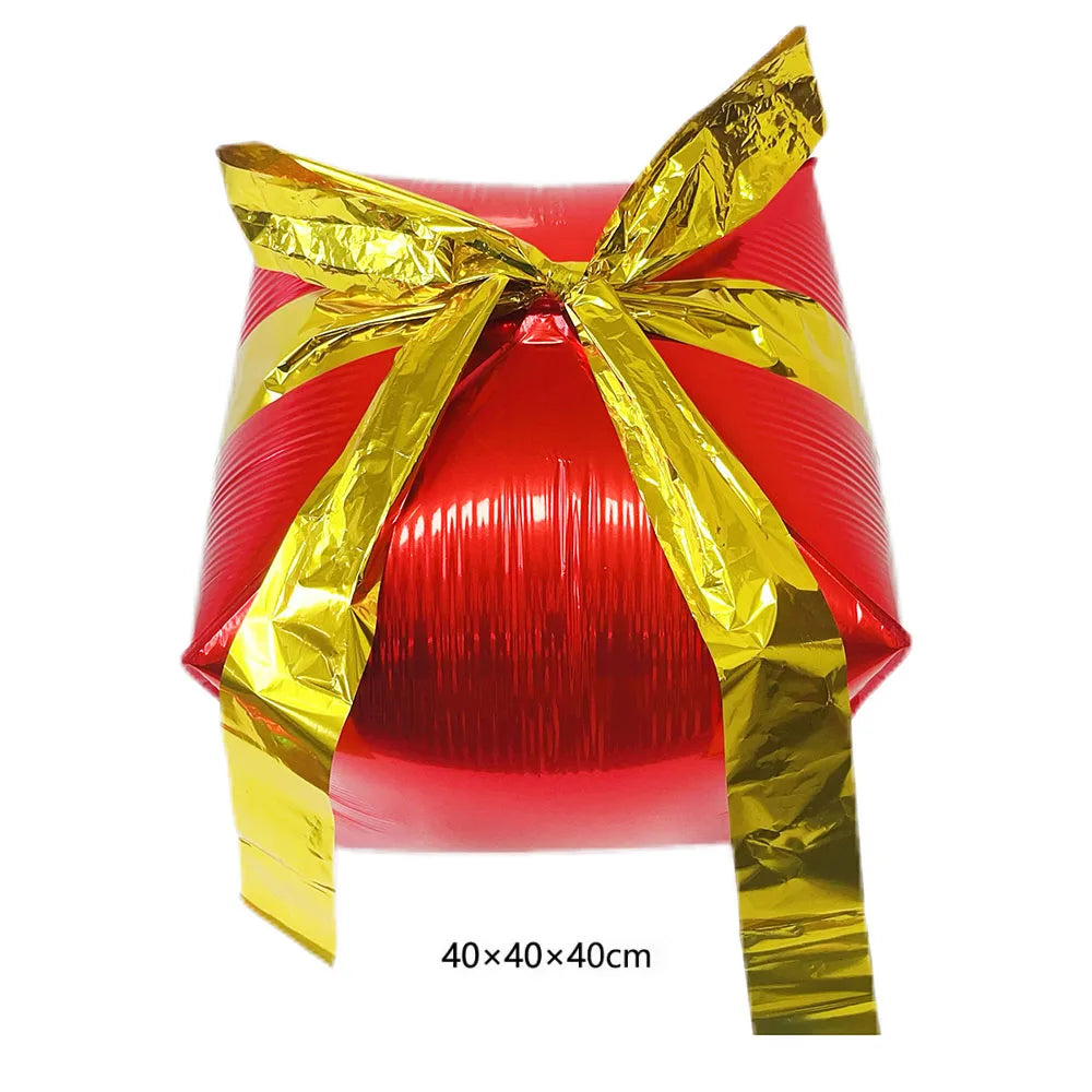 Large Standing Christmas Streetlights Balloon Puppy Snowman Santa Claus Foil Balloon for Kids Christmas Gift Home Decor Supplies