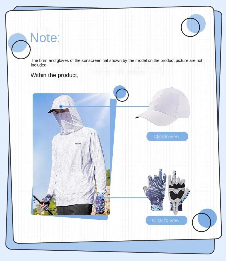 Camouflage Fishing Shirts Sun Protection Clothing Ultra-thin Ice Silk Summer Outdoor Lure UV Protection Breathable Men Shirt