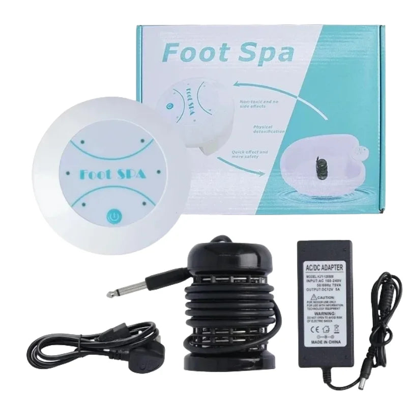 Detox Ionic Foot Bath Electric Massage Machine Foot Spa Hydrotherapy Machine Deep Cleaning Vibration Whirlpool FootBath Nursing