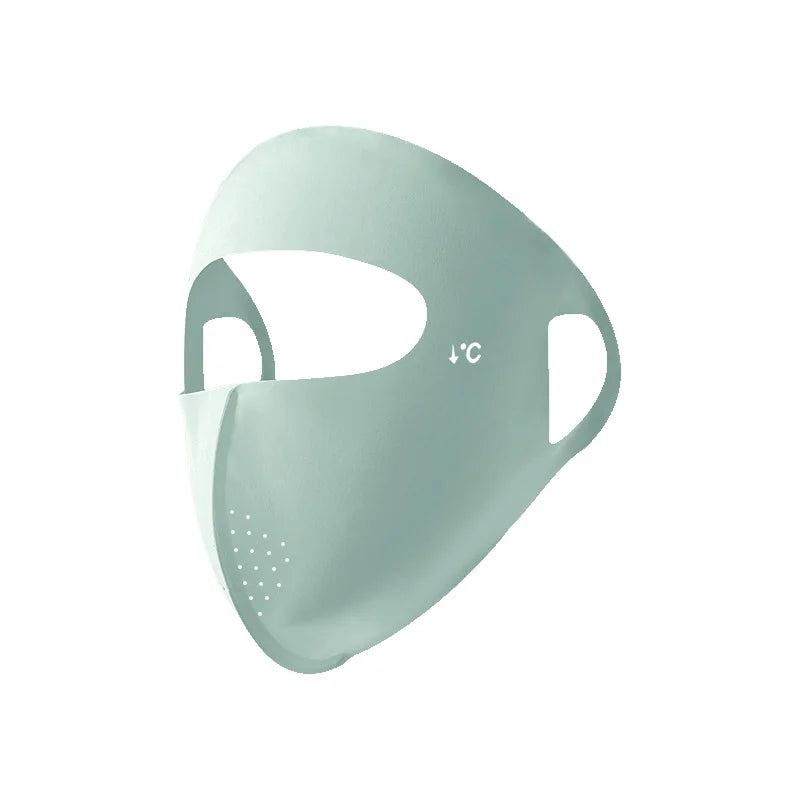 1/2Pcs Summer Full Face Mask Sun Protection Men Women Face Mask for Outdoor Travel Ice Sense Breathable Elastic Facekini