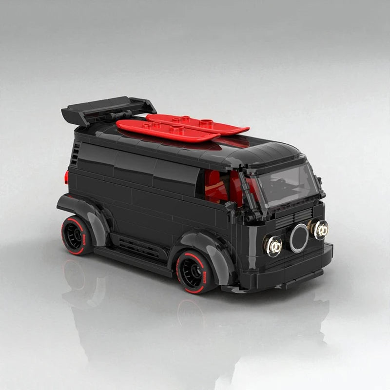 449 pieces MOC classic car classic car iconic T2 model DIY assembly building block toy children's birthday Christmas gift