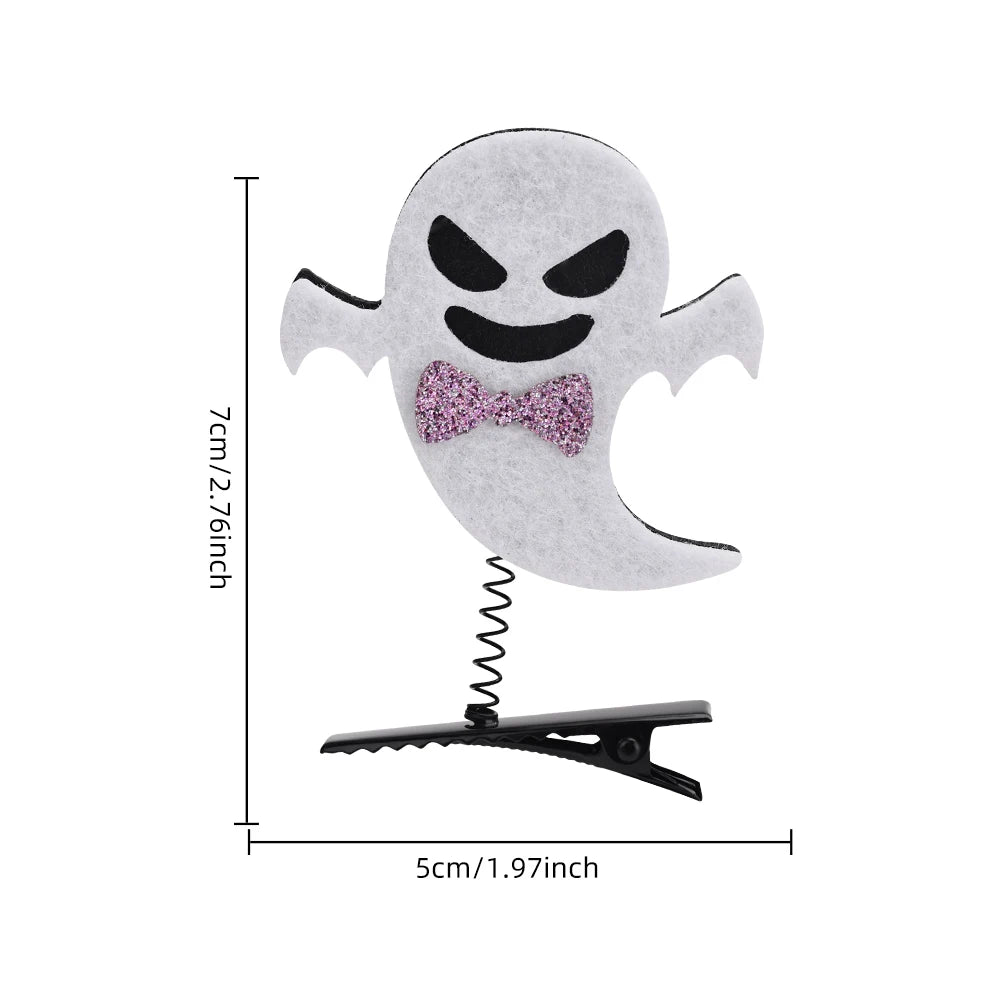 Halloween Girl Hair Clips Set  Ghost Witch Hat Pumpkin Barret  Accessories For Child Hairclip Cosplay Parties Hair Accessories