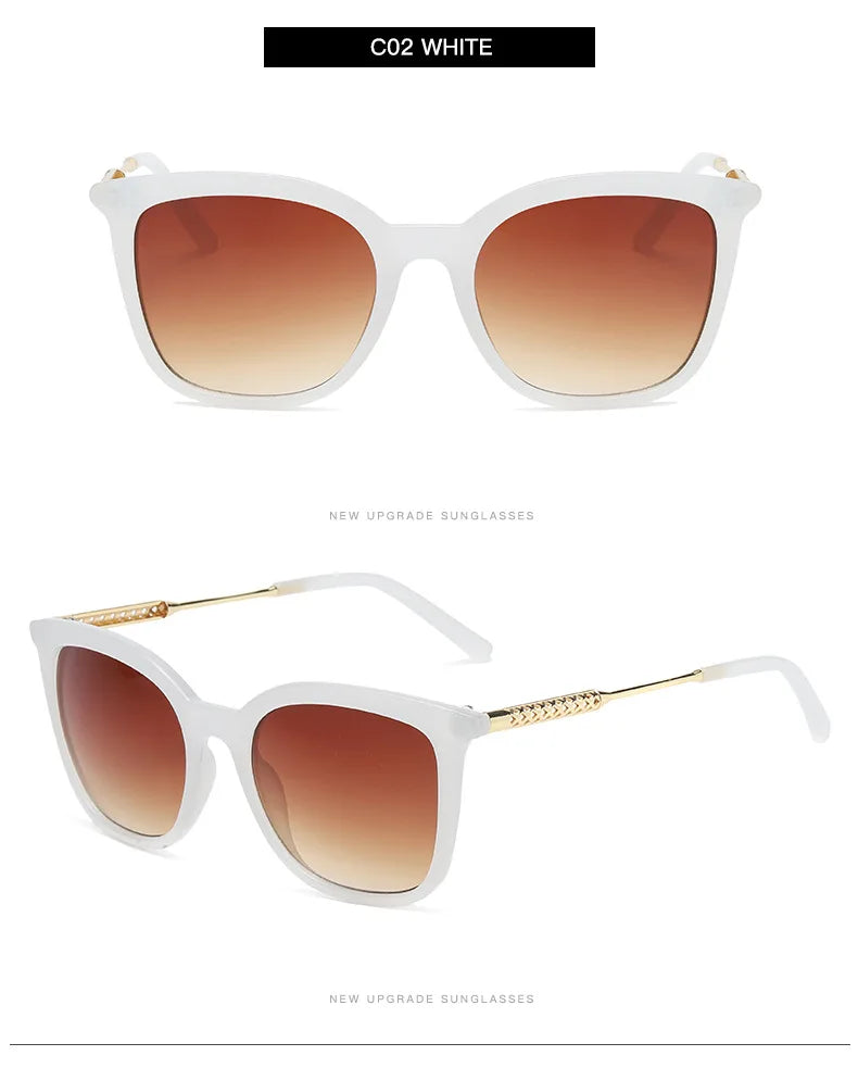 UVLAIK New Metal Hollow Sunglasses Women Oversized Shades Sun Glasses Men Trend Retro Vintage Glasses UV400 Sun Protection 21130