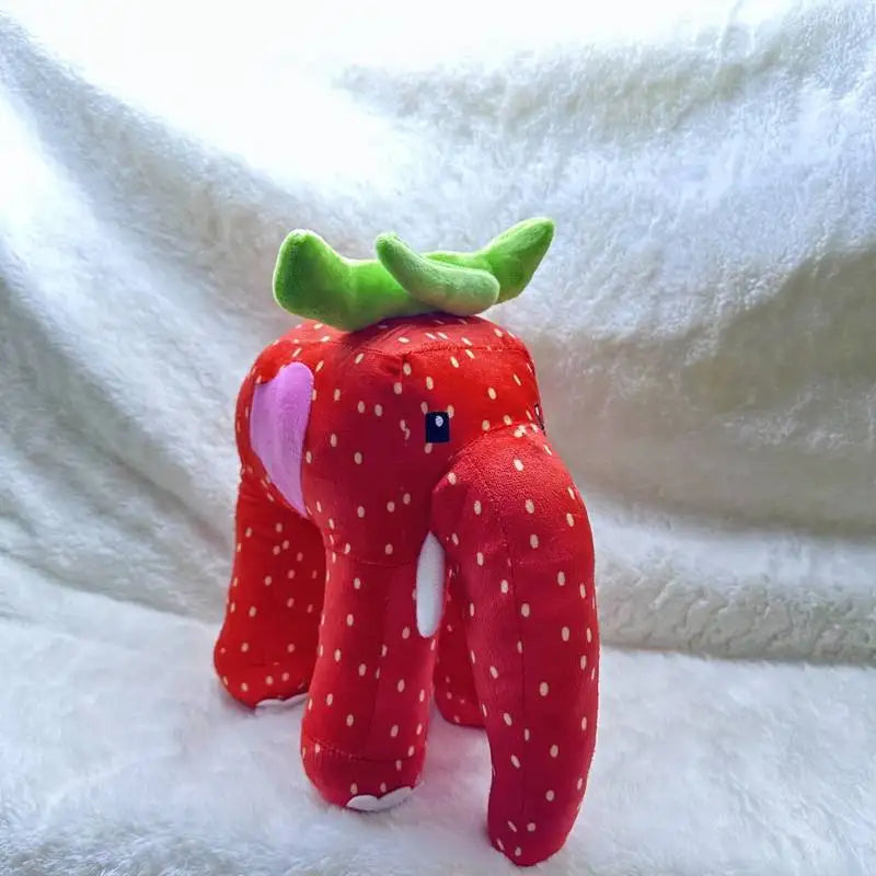2025 New In Stock Steal A Brainrot Sammy Jandel Strawberry Elephant Plush Doll Anime Peripherals Toy Halloween Christmas Gift