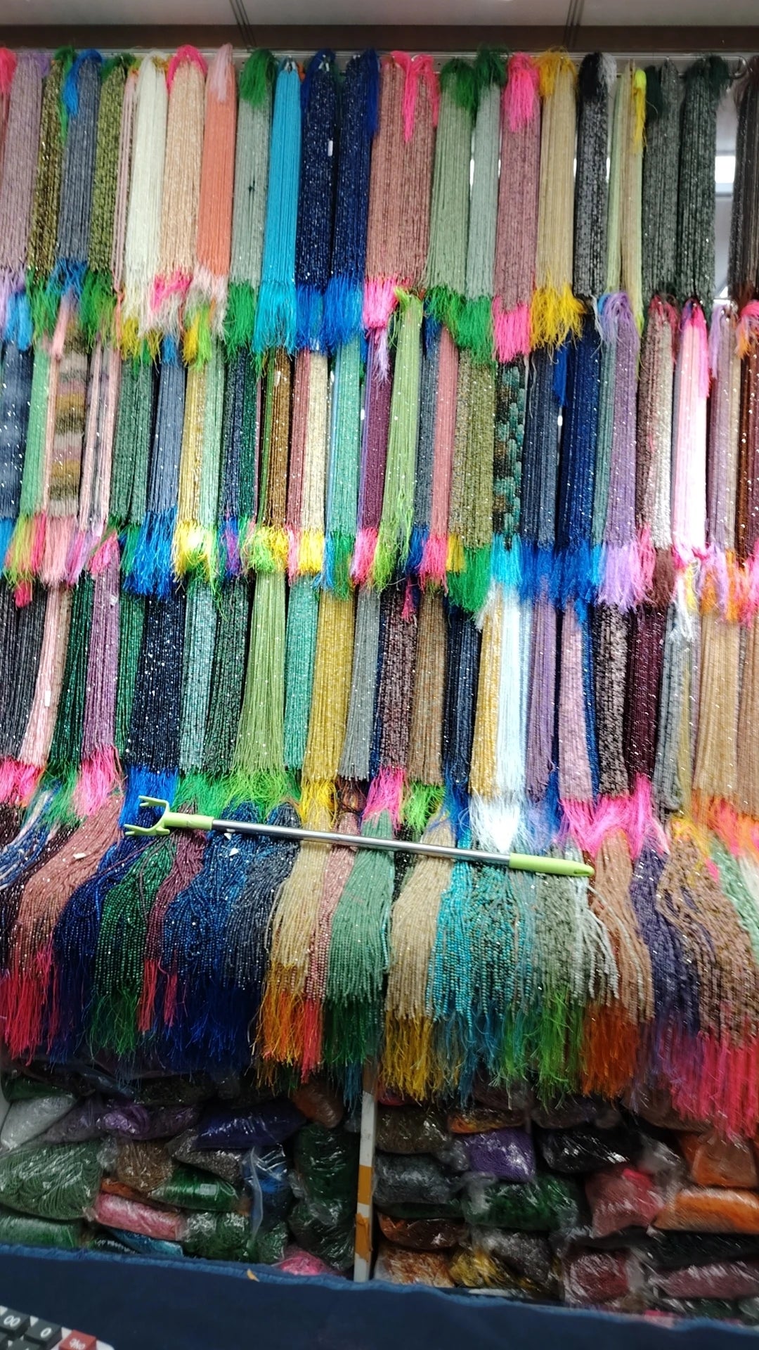 Natural Rainbow Tourmaline Cube Faceted 2.5X2.5mm Length38.5cm