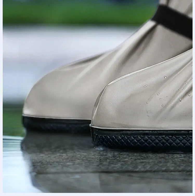 Waterproof Tall Silicone Shoe Covers Antislip Outdoor Travel Rainproof Boot Covers