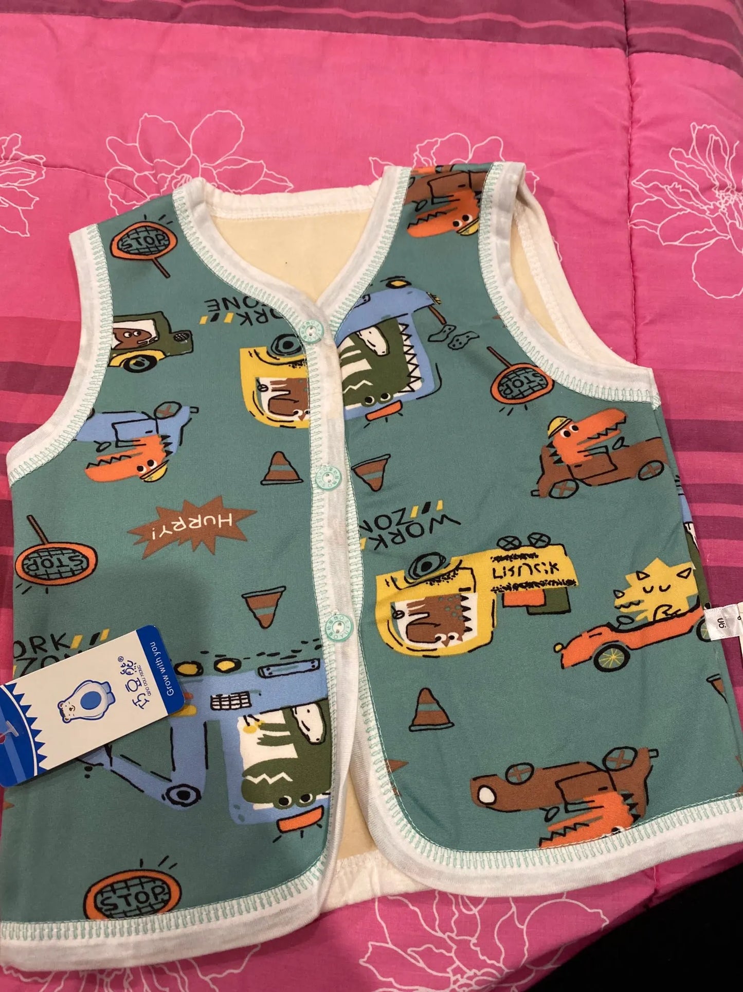 Unisex 6M-6Y Fall Vests Baby Girl Winter Clothes Kids Waistcoats Cardigan Children's Clothing Toddler Vest Boy Jacket Corduroy