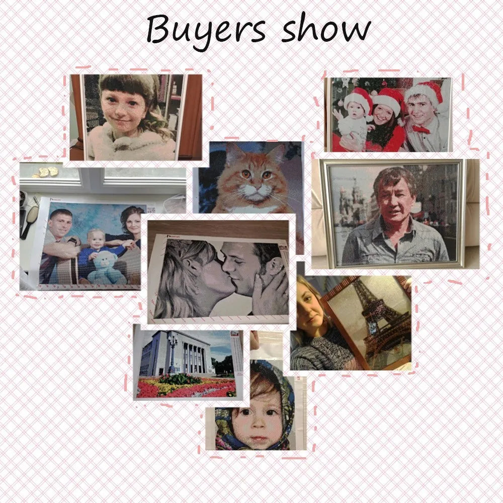 WYZDP 100% Fairy Dust Diamond Painting Christmas tree Diamond embroidery Christmas gift Stitch Diamond Art Full Crystal Decor