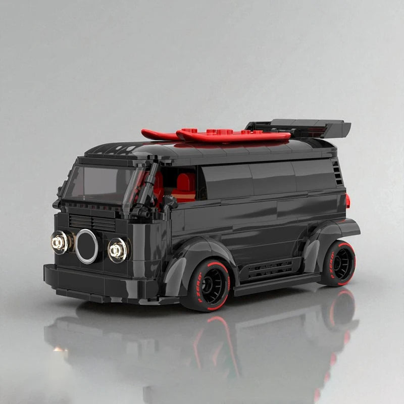 449 pieces MOC classic car classic car iconic T2 model DIY assembly building block toy children's birthday Christmas gift