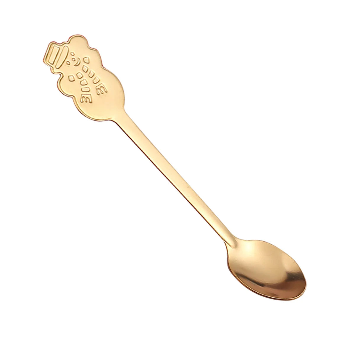 Christmas Gift Elk Christmas Tree Dessert Spoon Cutlery Spoon Set Fruit Coffee Spoon Cutlery Wed Christmas Gift