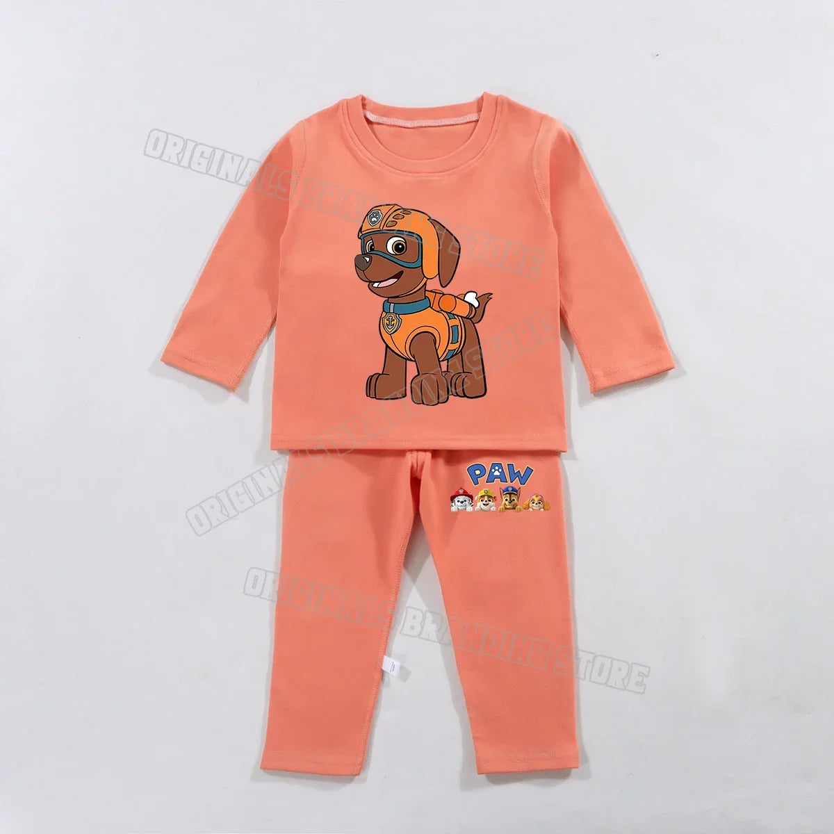 Paw Patrols Children Pyjamas Set Boy Girl Sleepwear Long Sleeved Clothes Set Baby Shirt Tops Girls Clothing Christmas Gift