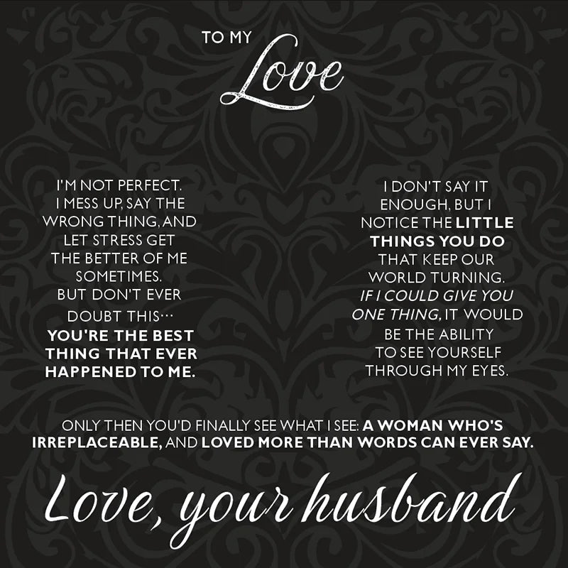 Christmas Gift To My Love Eternal Heart Double layered Heart Shaped Necklace With Gift Box Gilrfriend Wife Valentine's Day Gifts