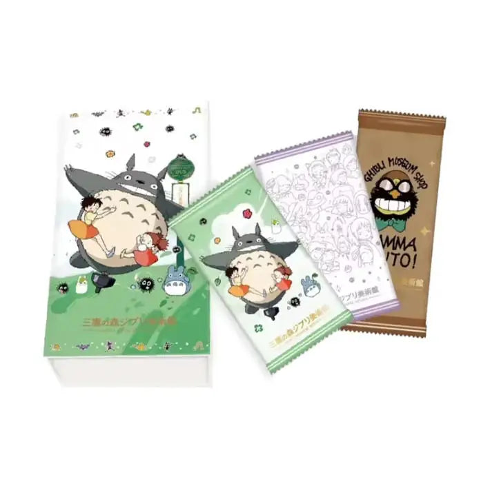Genuine Hayao Miyazaki Anime Collection Card Chihiro and Chihiro Haal Mobile Castle Card Blind Box Children Toys Christmas Gift