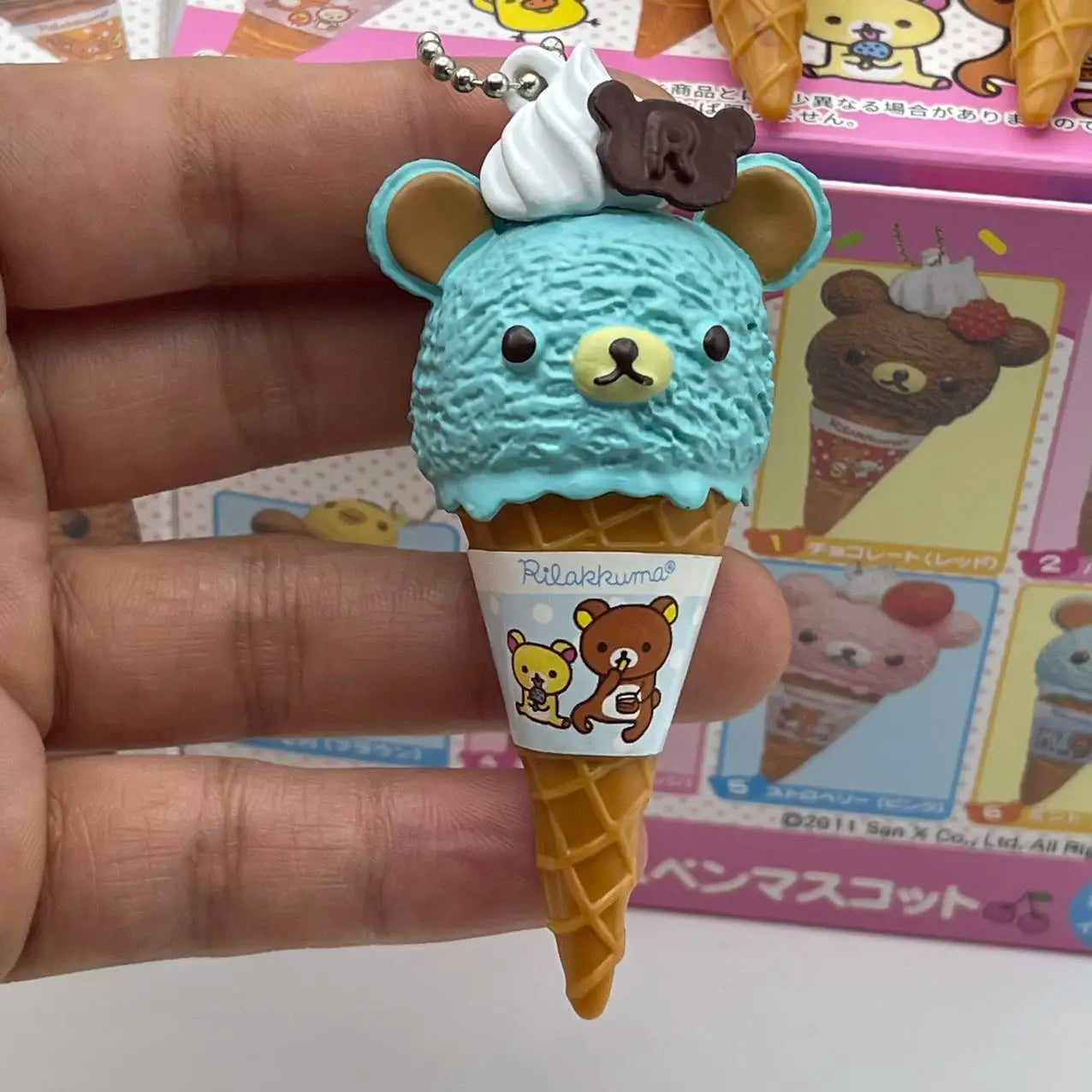 New Rement Easy Bear Ice Cream Ice Cream Blind Box Food Play Diy Cake Gift Pendant Pendant Children'S Birthday Christmas Gift