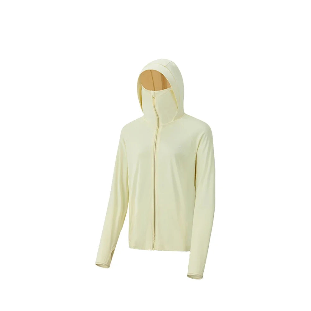 OhSunny Women Clothing Anti-UV Coats Hooded Sun Protection with Strip Loose Breathable Long Sleeve Sport Cycling Clothes