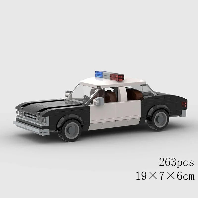 MOC Car Speed R34 488 Pickup R32 Racing Vehicle Model Building Block Super Race brick Christmas Gift City Technical rally sport