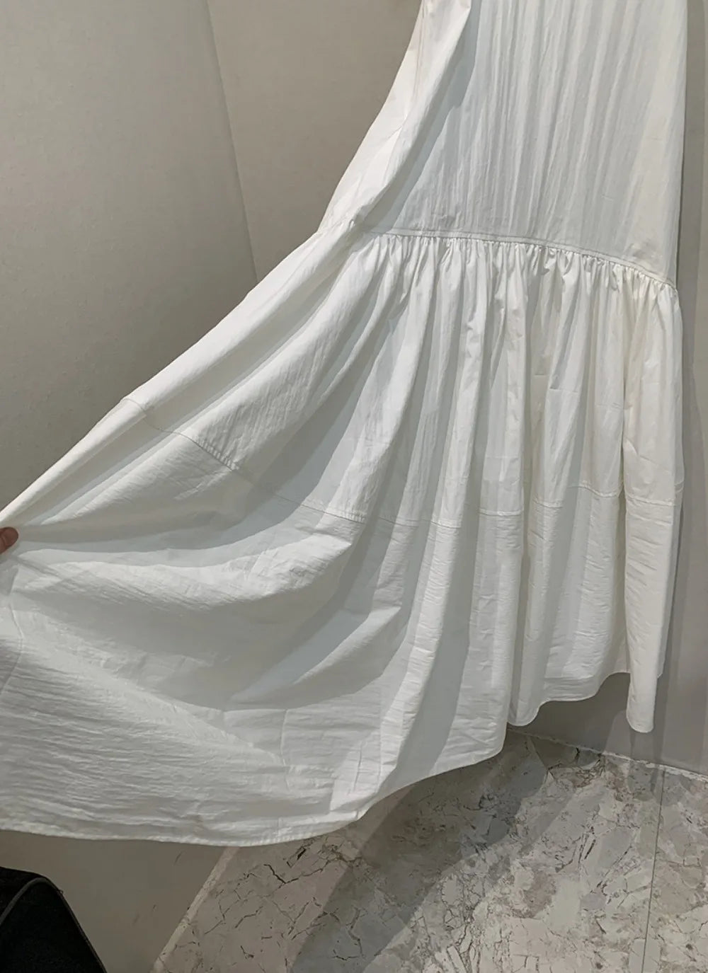 Kuzuwata New Sleeveless Collarless Slim Fit Dress Loose Big Swing Waist Casual Simple Robe Japan Fashion Lazy Ruched Vestidos