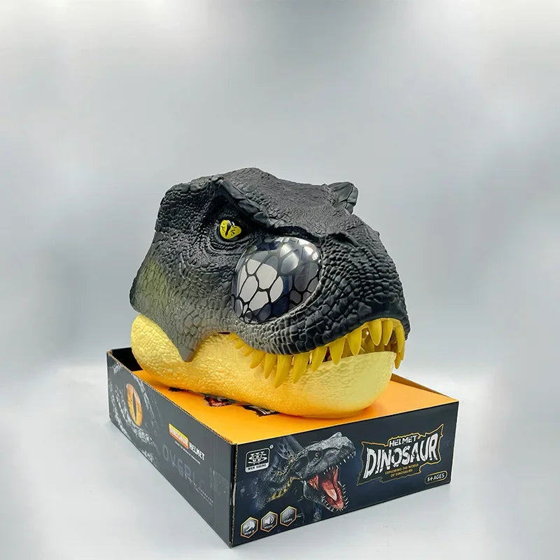 Halloween 2025 Funny Dinosaur Mask Dino Mask Moving Jaw Halloween Mask Dinosaur Head Face Mask Movable Mouth Party Cosplay Props