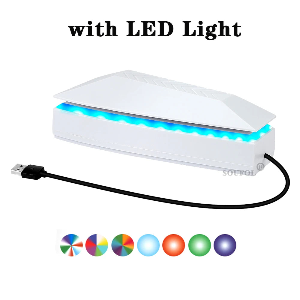 NEW Top Cooling Fan For PS5 pro Dust-proof Upper RGB Game Cooler Stand Heat Dissipation Cooling System for PS5/PS5 Slim/PS5 PRO