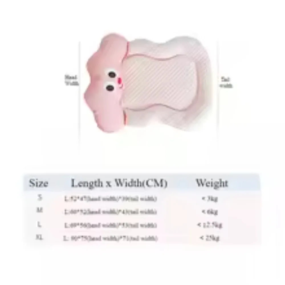 Summer Cooling Pet Cat Bed Cushion Ice Pad Dog Sleeping Cloud Shape Mat for Puppy Dogs Pet Kennel Top Quality Cool Blue Mat