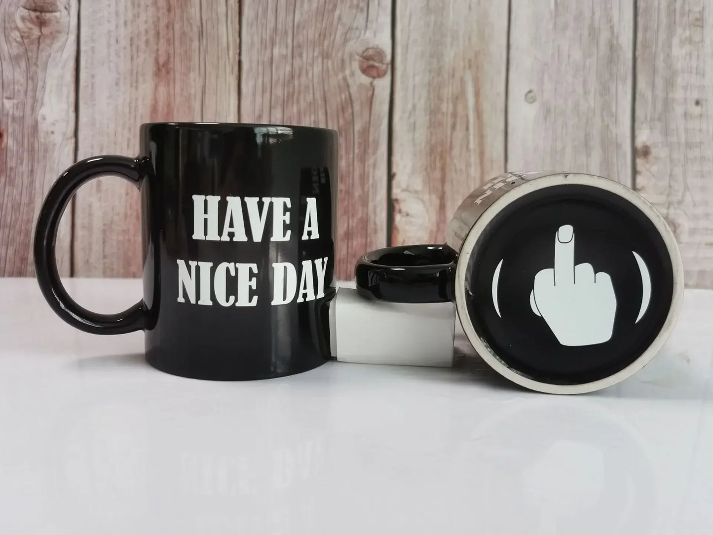 Middle finger standing tea cup, creative mug, animated movie, fun ceramic coffee cup, breakfast cup, Christmas gift
