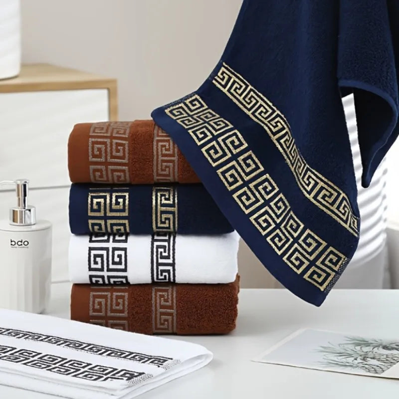 1/4/6pcs Bathroom Towels Set Big Bath Towel Cover 70x140cm/Hand Face Towel 34x74cm Christmas Gift Sport Home Hotel Towels Set