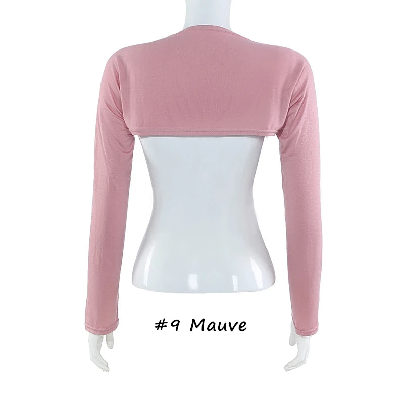 Soft Modal Oversleeves Islamic Elastic Arm Cover Shoulder Sleeve Woman Muslim Sun Protection Long Arm Sleeves Plain Free Size