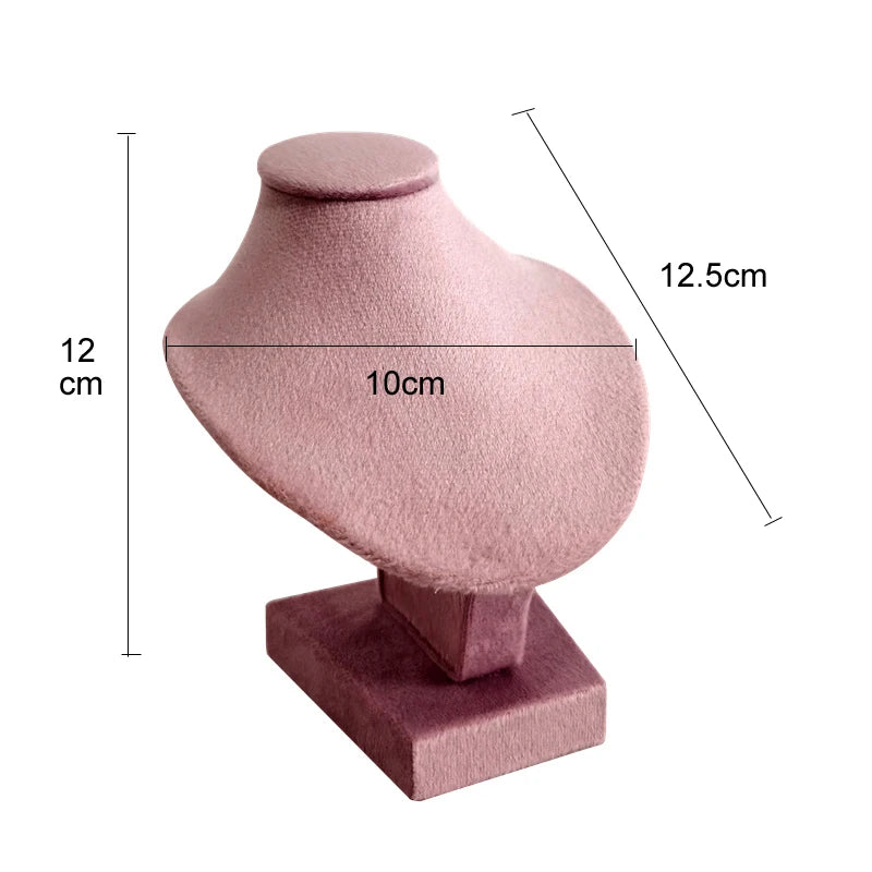 High End Pink Velvet Jewelry Display Props Ring Earrings Holder Necklace Bracelet Tray Organizer Jewelry Store Window Display