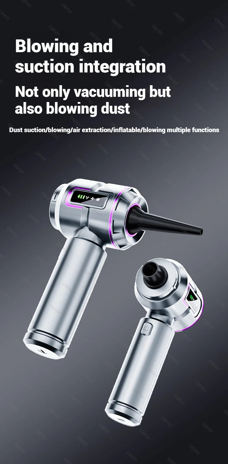 New Car Vacuum Cleaner 998000PA Mini Cordless Powerful for Home Handheld Blower Car Cleaner Portable Car Vacuum Cleaner