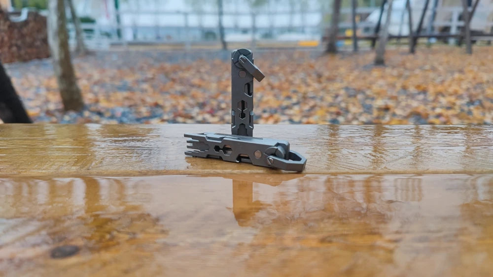 EDC TItanium Alloy with Titanium Key Ring Pry Bar Screwdriver Bottle Opener Handle Multi-tool profession Portable Outdoor Tools