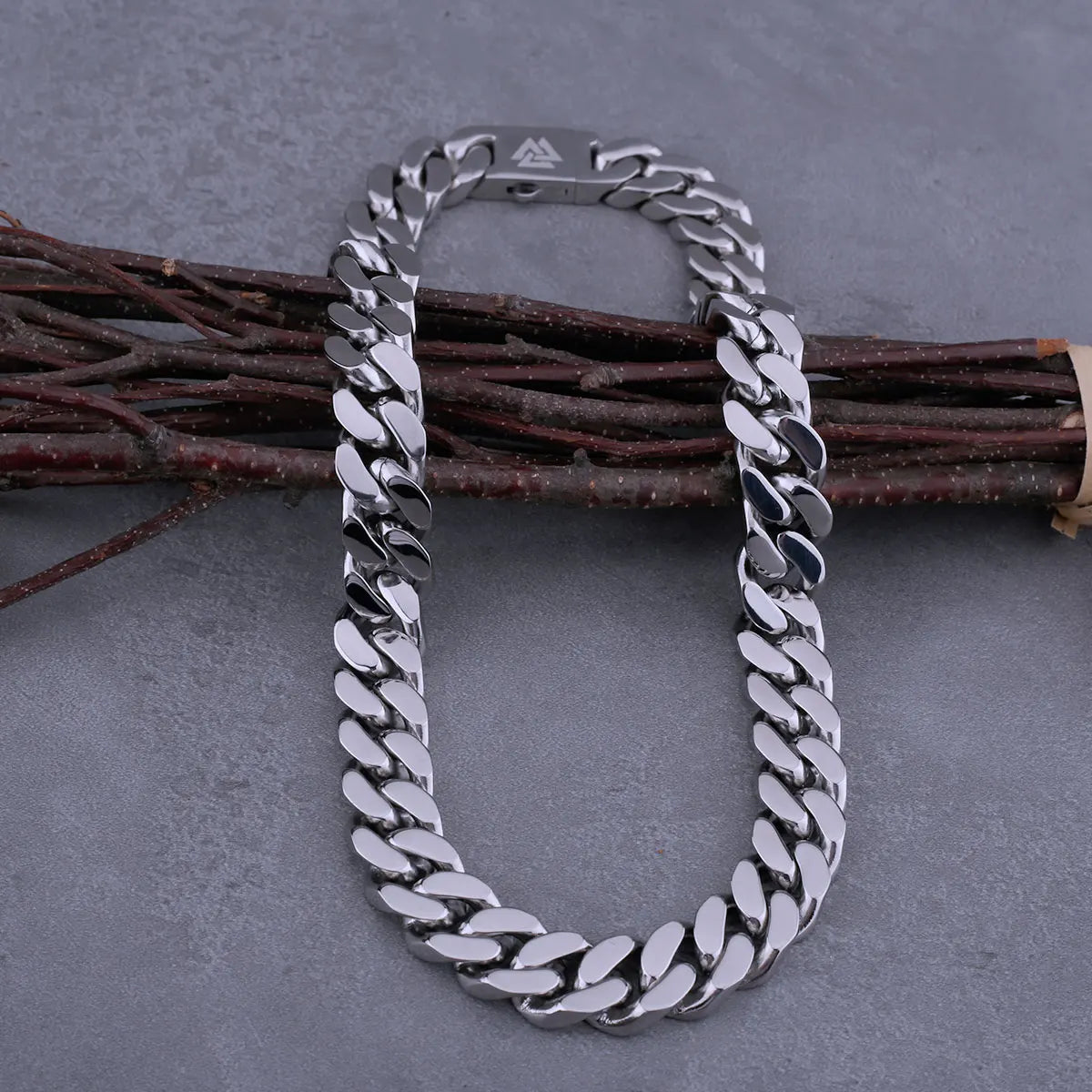 Cuban Chain Necklace High Street Male Hip Hop European American All Match Love Design Couple Jewelry Gift