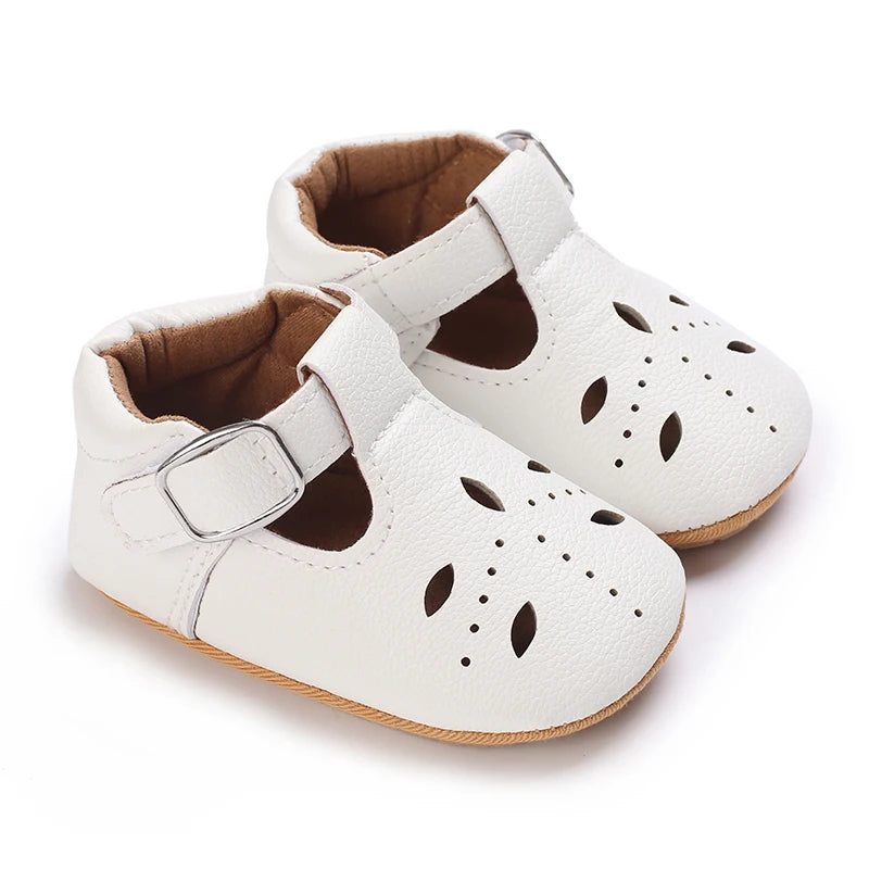 Cute Lace Baby Princess Shoes for Spring And Autumn 0-18M Infant Girls Anti-Slip Rubber Sole Bow Detail Anti-Slip Footwear