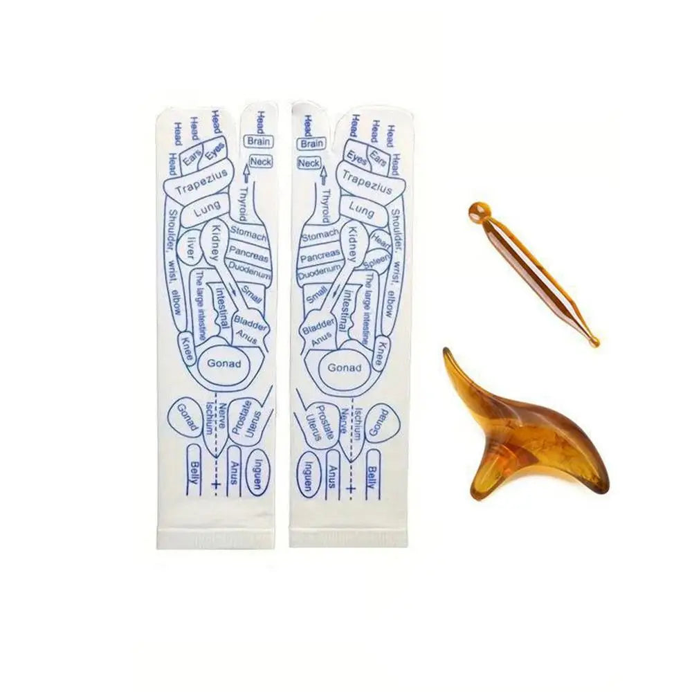 Reflexology Socks with Massage Tool Reusable Foot Pain Relief Foot Massage Socks for Foot Pain Relief at Home Pedicure Tools